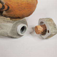 Load image into Gallery viewer, VTG 1980 Ski Country Bobcat &amp; Chipmunk Large Porcelain EMPTY Ltd. Ed. Decanter