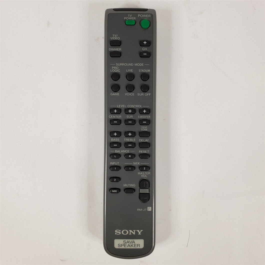 Sony RM-J7 Remote Control for SAVA Speaker System