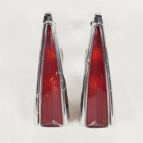 1970 Cadillac Deville Fleetwood Tail Light Assembly Buckets Lenses Chrome Trim