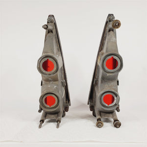 1970 Cadillac Deville Fleetwood Tail Light Assembly Buckets Lenses Chrome Trim