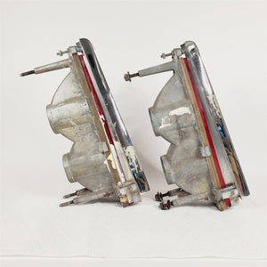 1970 Cadillac Deville Fleetwood Tail Light Assembly Buckets Lenses Chrome Trim