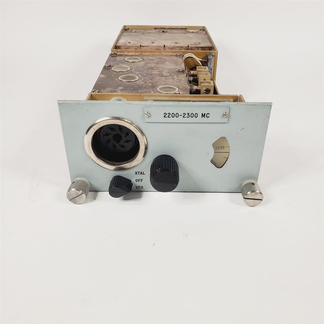 RF Tuning Unit 2200-2300 MHz RFT-106B NEMS CLARKE 4/Defense Electronics TR-711