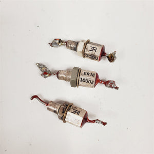 Fixed Inline Ceramic Capacitors[3] 1000PF Collins 30S-1 Amp Erie 327-029X5T0102Z