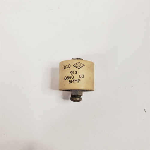 Doorknob Ceramic Capacitor 5PF C103 from 30S-1 Amp Centralab 850 913-0840-000