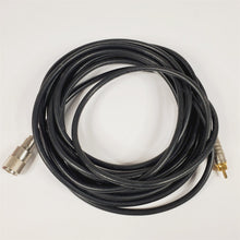Load image into Gallery viewer, RG-8/U Mini Coax Type N[m] to RCA[m} Cable 20 ft from Collins 30S-1 RF Amplifier