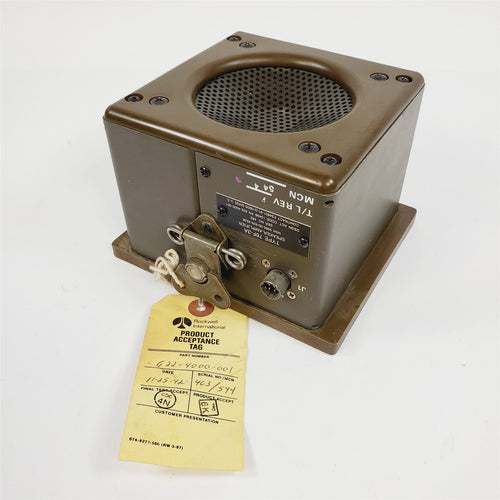 Vintage NOS Type 76F-3A Military Aircraft Speaker Amplifier Collins 622-4000-001
