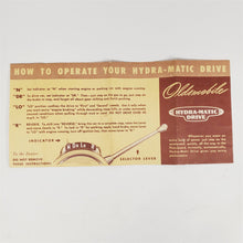 Load image into Gallery viewer, 50 1950 Oldsmobile Glove Box Documentation from 1950 Series 50 98