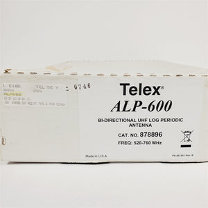 Telex ALP-600 UHF Bi-Directional Log Periodic Antenna 520-760 MHz NOS