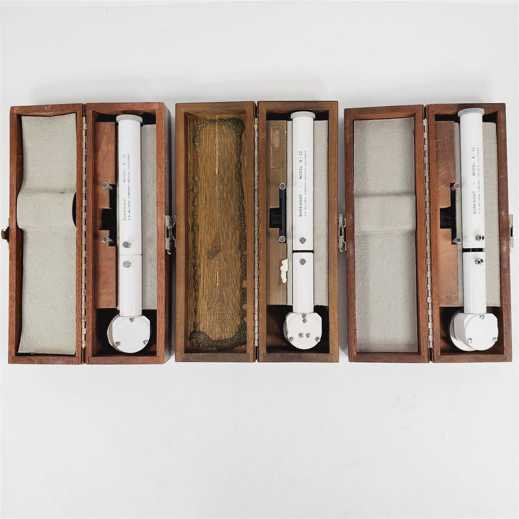 Vtg [3] High Speed Camera Boresights D.B. Milliken B-22 from Atomic Energy Comm.