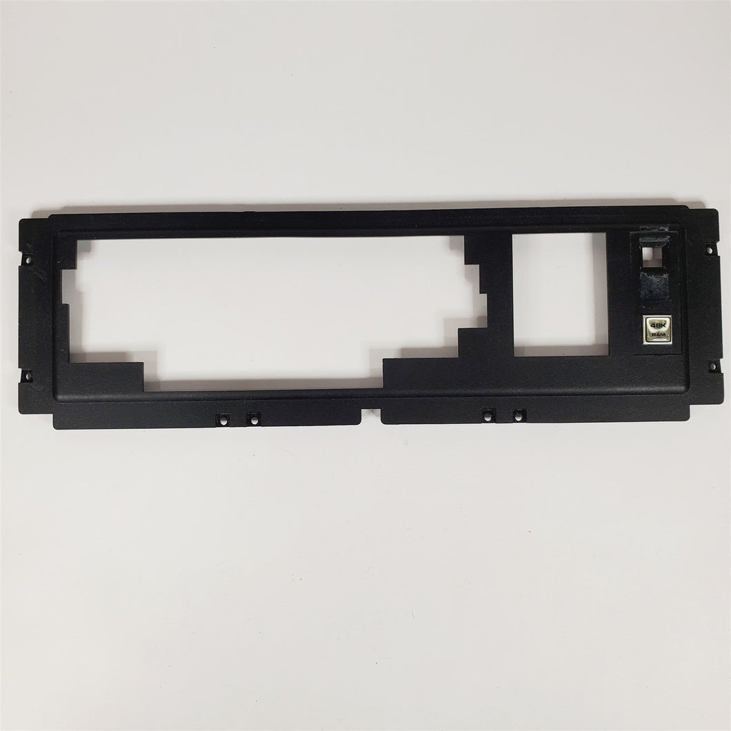 Vtg Original TRS-80 Model III Keyboard Bezel w/ 48K RAM Badge adhesive residue