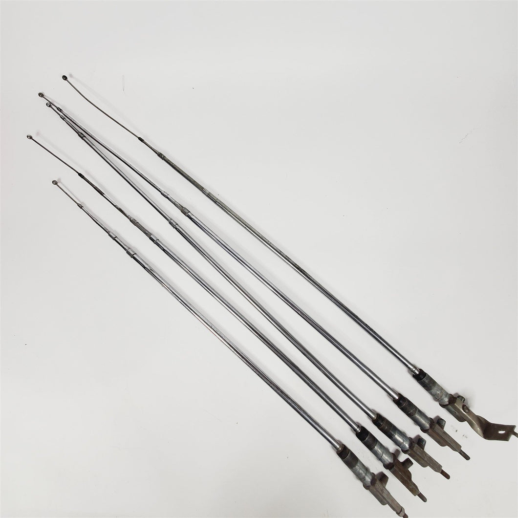 53-54 Chevy Lot of 5 Radio Antennas - As-Is for the Restoration, parts, etc.
