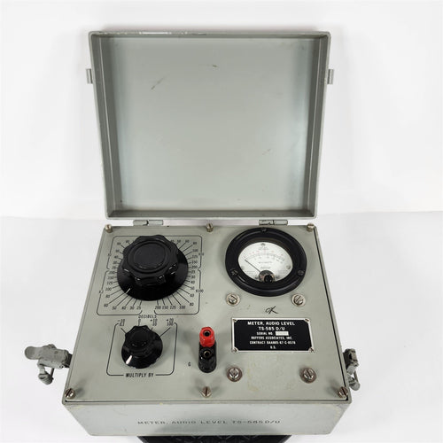 Military Surplus TS-585D/U Audio Output Level Meter S/N 352 Duffers Associates