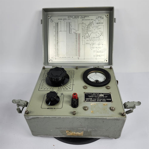 Military Surplus TS-585D/U Audio Output Level Meter S/N 342 Cooper Electronics