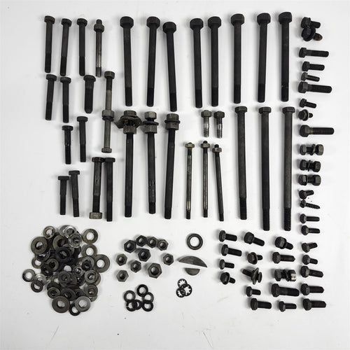 Original Sunbeam Alpine Lot of De-rusted Bolts Nuts Washers- Repair Restoration