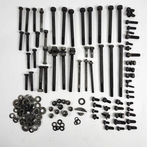 Original Sunbeam Alpine Lot of De-rusted Bolts Nuts Washers- Repair Restoration