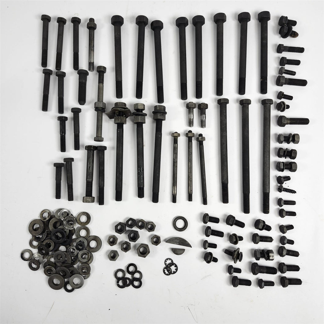 Original Sunbeam Alpine Lot of De-rusted Bolts Nuts Washers- Repair Restoration