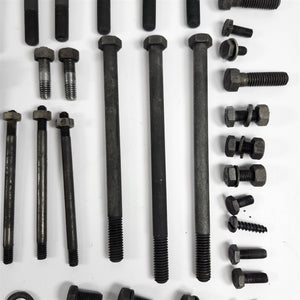 Original Sunbeam Alpine Lot of De-rusted Bolts Nuts Washers- Repair Restoration