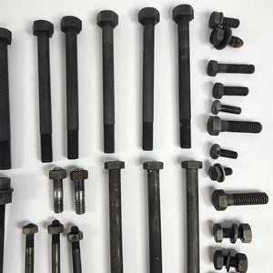 Original Sunbeam Alpine Lot of De-rusted Bolts Nuts Washers- Repair Restoration