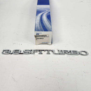 86-87 Buick Regal T Grand National GNX Limited 3.8 SFI Turbo Emblem 25519633 NOS