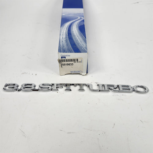 86-87 Buick Regal T Grand National GNX Limited 3.8 SFI Turbo Emblem 25519633 NOS