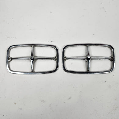69-70 Pontiac GTO Turn Signal / Parking Light Bezel PAIR LH RH GM 5961607 #1