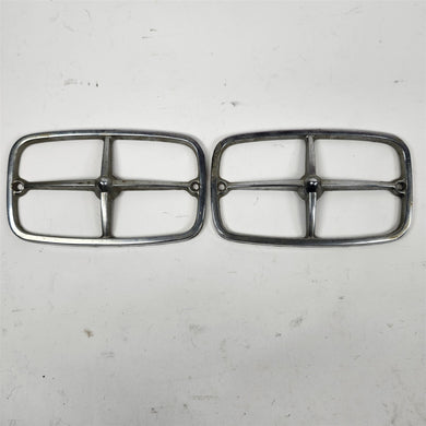 69-70 Pontiac GTO Turn Signal / Parking Light Bezel PAIR LH RH GM 5961607 #2