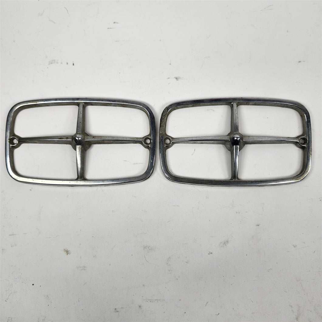 69-70 Pontiac GTO Turn Signal / Parking Light Bezel PAIR LH RH GM 5961607 #2