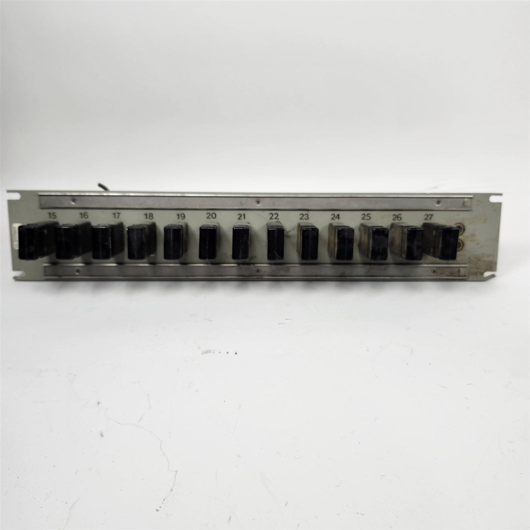 Trompeter JSI-28A Audio Patch Panel w/ 13 ALP3 Loopback Connectors