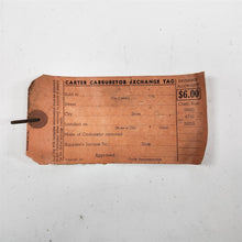 Load image into Gallery viewer, 49-50 Oldsmobile Rocket 8 V8 Back Draft Carburetor Carter 714S 714SU NOS