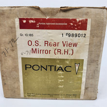 Load image into Gallery viewer, 71 72 Pontiac Bonneville Catalina...RH Side View Mirror Accessory 989012 NOS