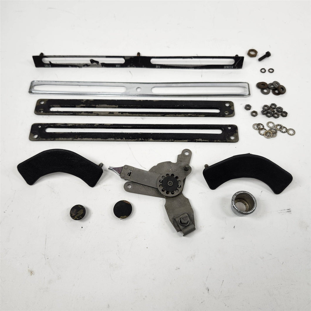 Original Sunbeam Alpine Lot of Small De-rusted Dash Parts for Repair,Restoration