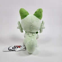 Load image into Gallery viewer, Pokémon Center Sprigatito Holiday Workshop Poké Plush 8.25" w/ Robot Dedenne
