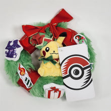 Load image into Gallery viewer, Pokémon Center Pikachu Wreath Holiday Workshop Plush Kirlia Toxel Exclusive