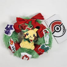 Load image into Gallery viewer, Pokémon Center Pikachu Wreath Holiday Workshop Plush Kirlia Toxel Exclusive
