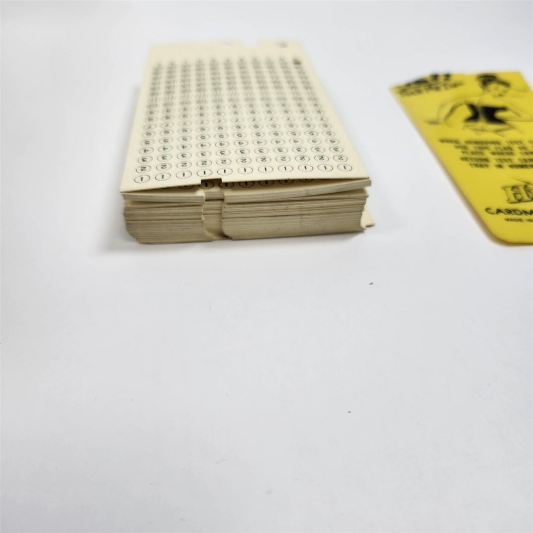 Hickok Cardmatic Tube Tester Master Card Set (~1,925 Cards) w/ Steel T ...