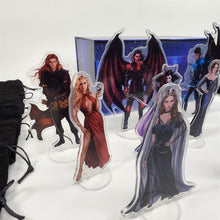 Load image into Gallery viewer, LitJoy Crate Sarah J Maas Character Standee Countdown Complete 12 Standees Lejov