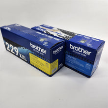Load image into Gallery viewer, Genuine Brother TN229XXL 229XXL Yellow &amp; Cyan Toner Cartridges - Open Box