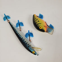Load image into Gallery viewer, Rapala Fat Rap Perch + Floater Minnow Fishing Lure Pair Lot
