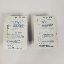 Load image into Gallery viewer, Big Jon #651 Downrigger Release Pair Lot NOS on Cards