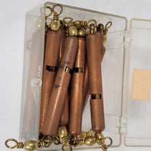 Load image into Gallery viewer, Vintage Japan Copper Dual-Swivel Weights Lot of 10