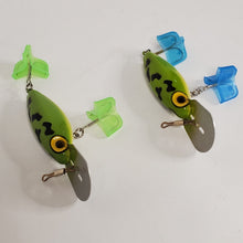 Load image into Gallery viewer, Storm ThinFin Frog Green Metal Lip Crankbait Lot of 2