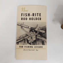 Load image into Gallery viewer, Fish-Rite Rod Holder Model G Boat Clamp NOS Box Pamphlet