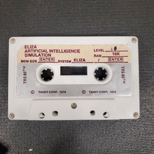 Load image into Gallery viewer, Tandy TRS-80 Eliza Talking Eliza AI Cassette Lot 1979 Used