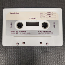 Load image into Gallery viewer, Radio Shack Tape Debug TRS-80 Level I CLOAD Cassette Tested