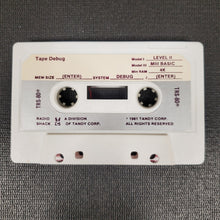 Load image into Gallery viewer, Radio Shack Tape Debug TRS-80 Level II Cassette 1981 Tested