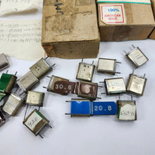 Load image into Gallery viewer, Large Lot Vintage Quartz Radio Crystals - CR-65/U Military, HC-6, M-Tron - Ham Radio Parts