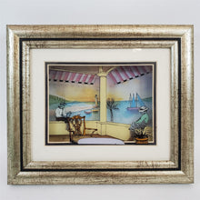 Load image into Gallery viewer, Jean-Pierre Weill 3D Glass Serigraph Art Vitreography "Boys on the Porch"