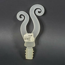 Load image into Gallery viewer, Payton Flameworks Curl frosted handblown glass bottle stopper