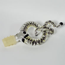 Load image into Gallery viewer, Payton Flameworks Freeform with Swirls handblown glass bottle stopper