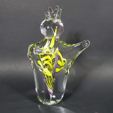 Load image into Gallery viewer, Schmidt Rhea Handblown glass Heartfelt Large 7" Paperweight Lime